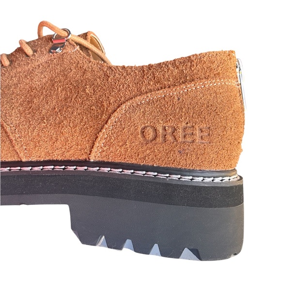 OREE Men’s Suede Shoes Brown US 12 EU 45 New main image 8